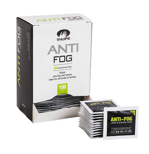 Wholesale 100 Count Anti-Fog Eyeglass Cleaning Paper Lens Wet Wipes 