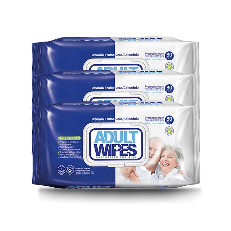 Wholesale Flushable Adult Wet Wipes 80Pcs for Elderly Care