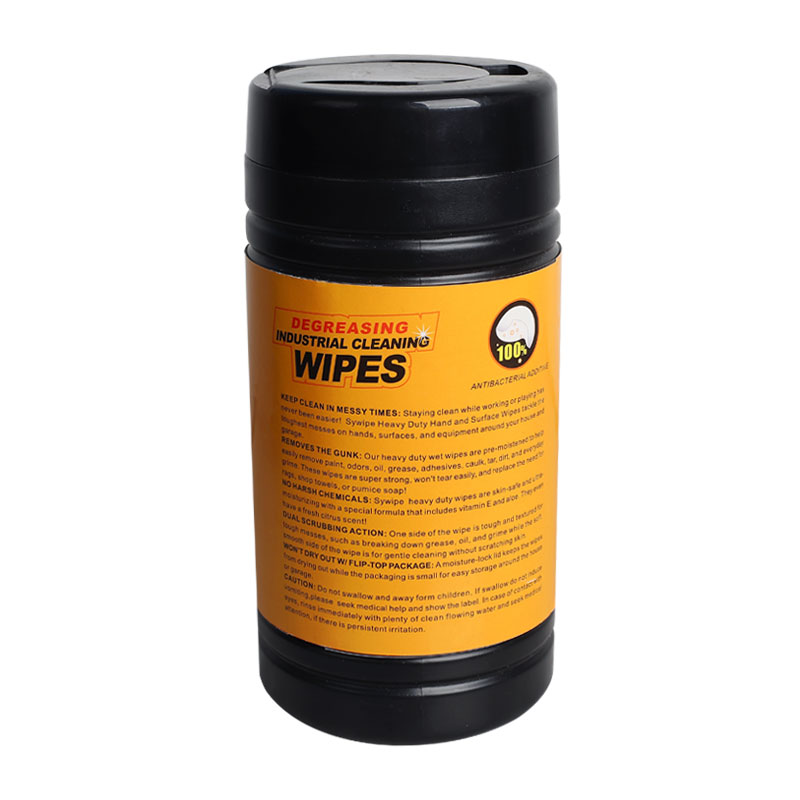 Degreasing Industrial Workshop Hand Cleaning Wet Wipes 