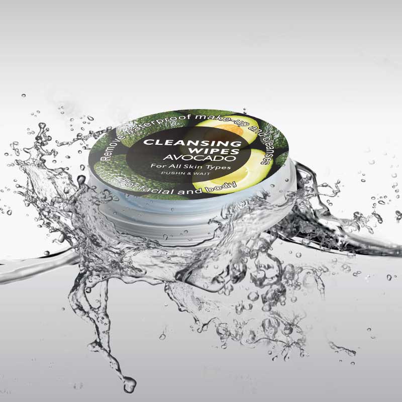 Natural Makeup Remover Cleansing Face Individually Wrapped Push Wipes