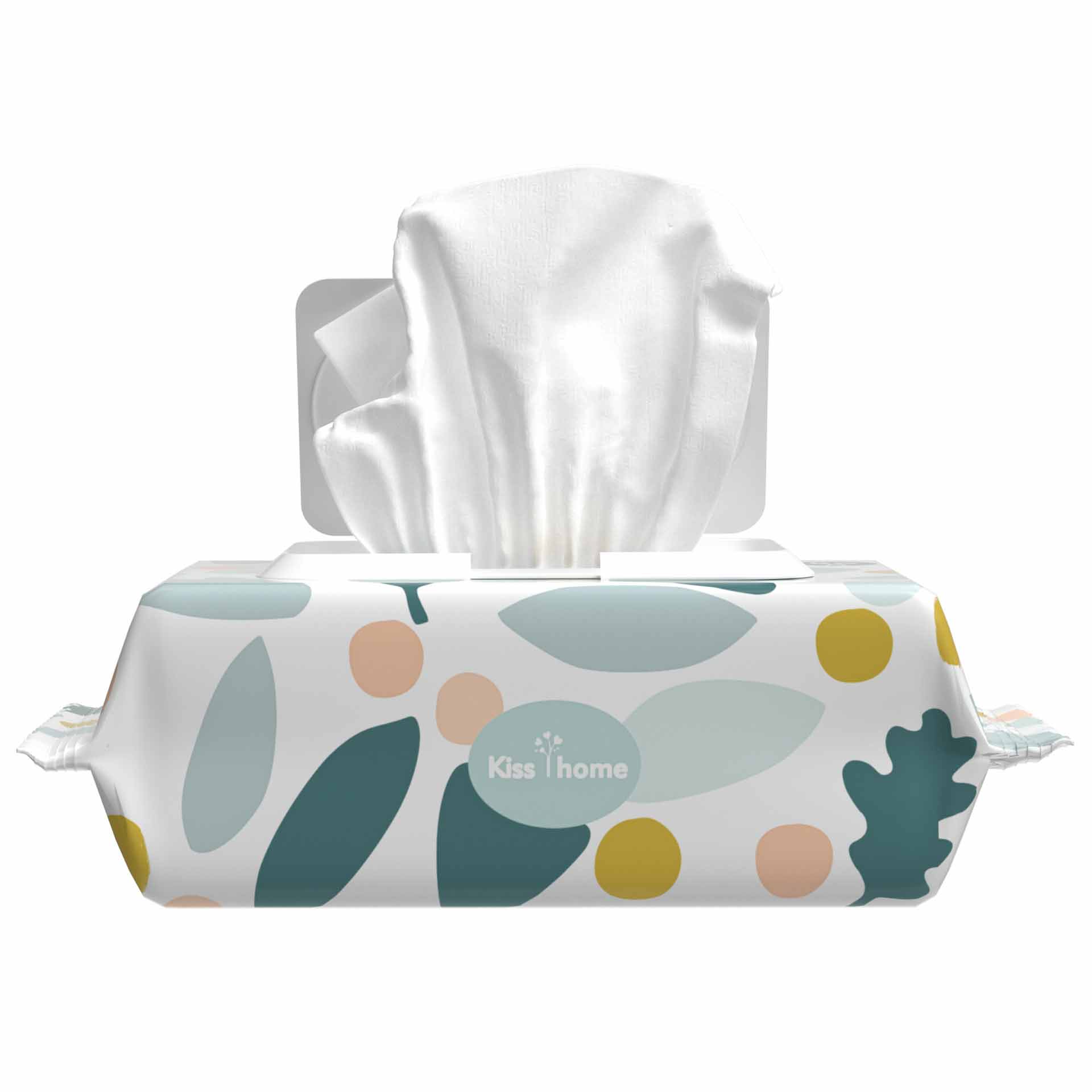 Baby Care Wipes for Sensitive Skin with 100% Plant-Based Fibers Hypoallergenic