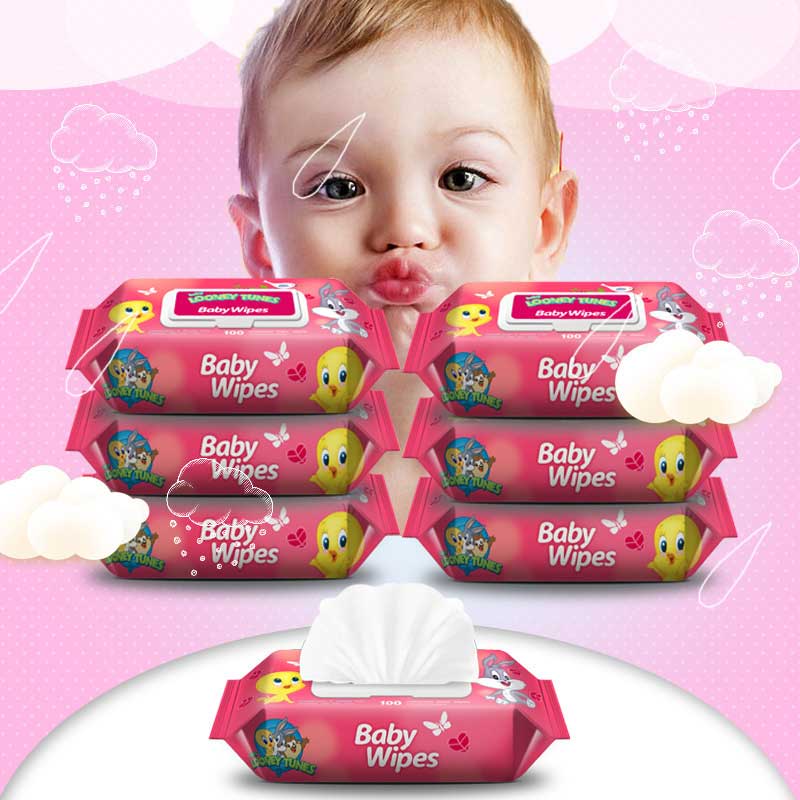 OEM Natural Plant Fiber Unscented Wipes Biodegradable Baby Water Wipes