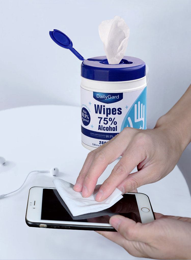 China Manufacturers Isopropyl Alcohol wipes for cleaning electronics